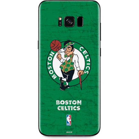 NBA Boston Celtics Green Primary Logo Galaxy S8 Plus Skin
