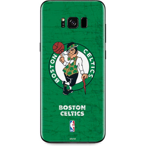 NBA Boston Celtics Green Primary Logo Galaxy S8 Skin
