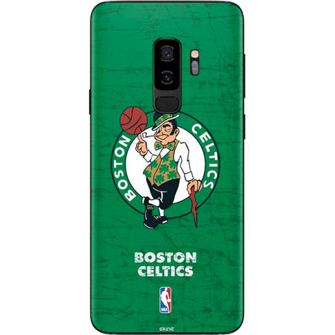 NBA Boston Celtics Green Primary Logo Galaxy S9 Plus Skin