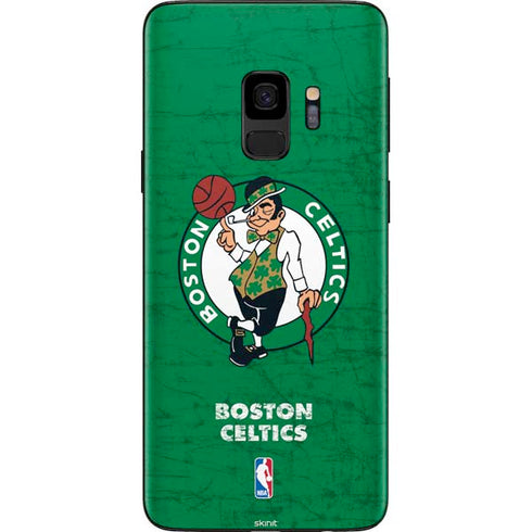 NBA Boston Celtics Green Primary Logo Galaxy S9 Skin