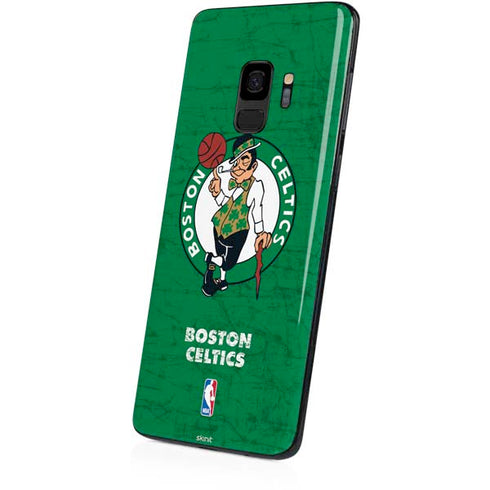 NBA Boston Celtics Green Primary Logo Galaxy S9 Skin