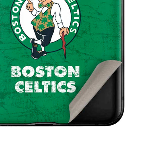NBA Boston Celtics Green Primary Logo Galaxy Z Flip Skin