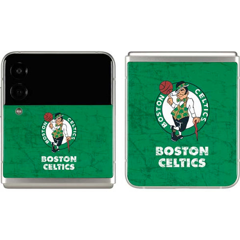 NBA Boston Celtics Green Primary Logo Galaxy Z Flip3 5G Skin