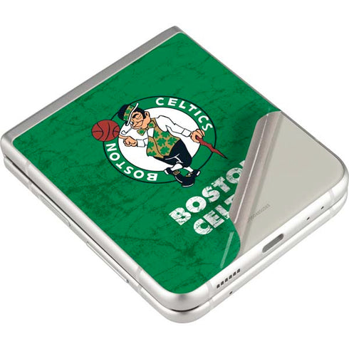 NBA Boston Celtics Green Primary Logo Galaxy Z Flip3 5G Skin