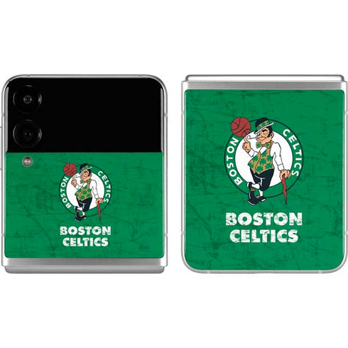 NBA Boston Celtics Green Primary Logo Galaxy Z Flip4 5G Skin