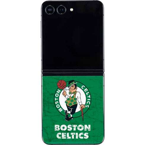 NBA Boston Celtics Green Primary Logo Galaxy Z Flip5 5G Skin