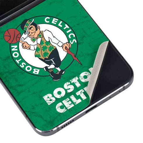 NBA Boston Celtics Green Primary Logo Galaxy Z Flip5 5G Skin