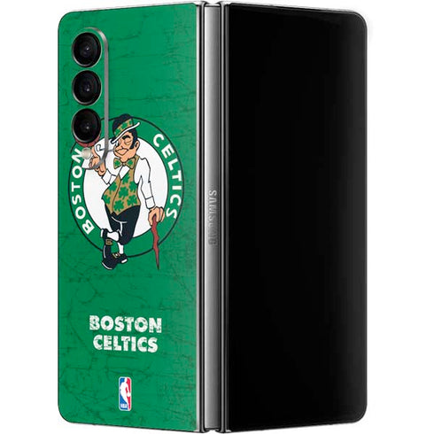 NBA Boston Celtics Green Primary Logo Galaxy Z Fold4 5G Skin