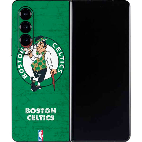 NBA Boston Celtics Green Primary Logo Galaxy Z Fold4 5G Skin