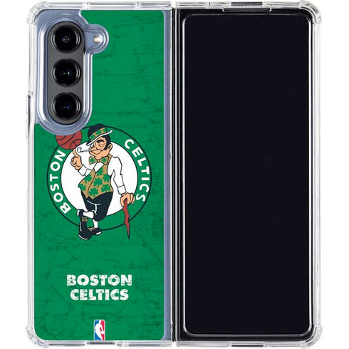 NBA Boston Celtics Green Primary Logo Galaxy Z Fold5 5G Clear Case
