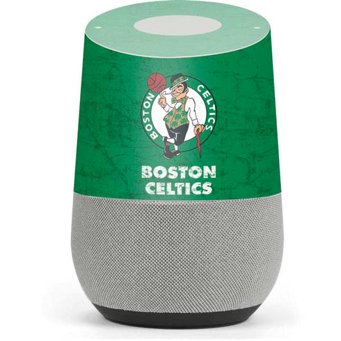 NBA Boston Celtics Green Primary Logo Google Home Skin