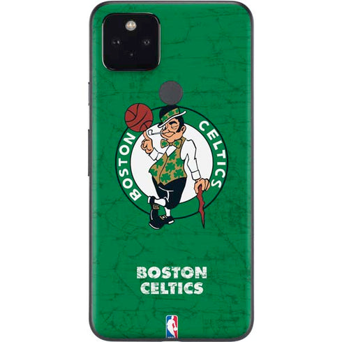 NBA Boston Celtics Green Primary Logo Google Pixel 5a Skin