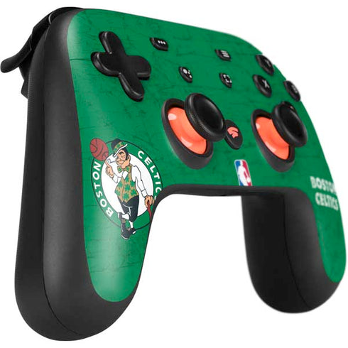 NBA Boston Celtics Green Primary Logo Google Stadia Controller Skin