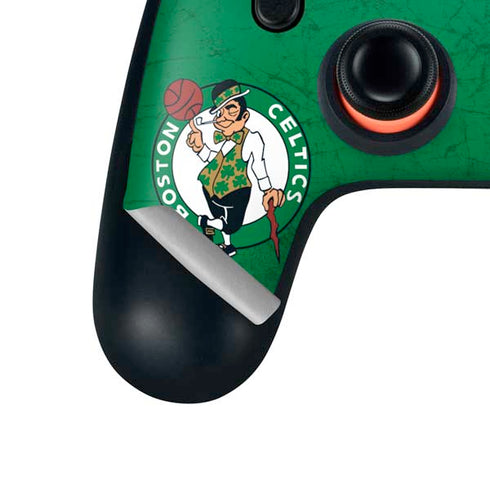 NBA Boston Celtics Green Primary Logo Google Stadia Controller Skin