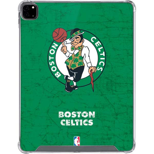 NBA Boston Celtics Green Primary Logo iPad Pro 12.9in (2020) Clear Case