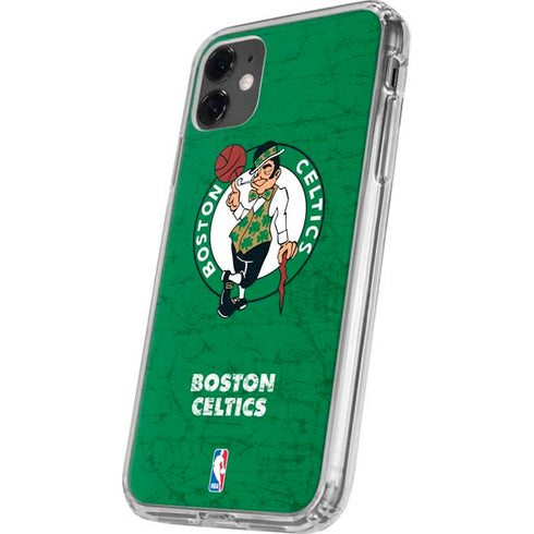NBA Boston Celtics Green Primary Logo iPhone 11 Clear Case
