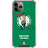 NBA Boston Celtics Green Primary Logo iPhone 11 Pro Max Clear Case