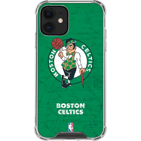 NBA Boston Celtics Green Primary Logo iPhone 12 Clear Case