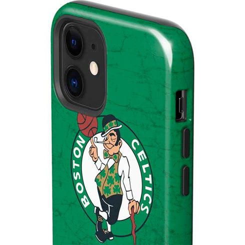 NBA Boston Celtics Green Primary Logo iPhone 12 Impact Case
