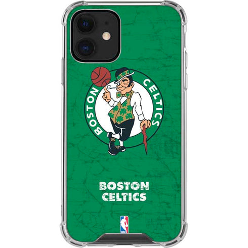 NBA Boston Celtics Green Primary Logo iPhone 12 Mini Clear Case