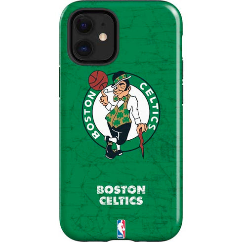 NBA Boston Celtics Green Primary Logo iPhone 12 Mini Impact Case