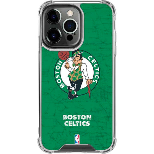 NBA Boston Celtics Green Primary Logo iPhone 13 Pro Clear Case