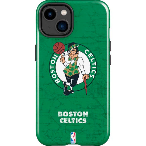 NBA Boston Celtics Green Primary Logo iPhone 14 Plus Impact Case