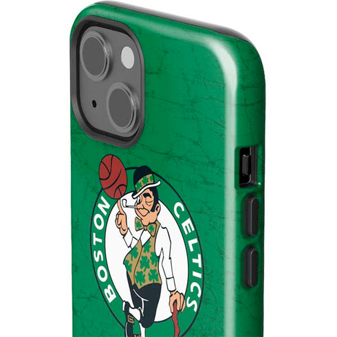 NBA Boston Celtics Green Primary Logo iPhone 14 Plus Impact Case