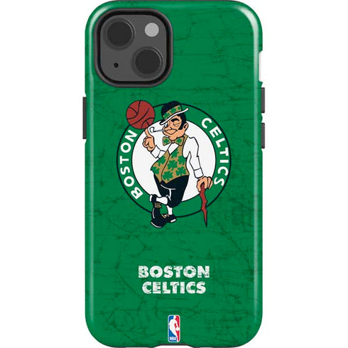 NBA Boston Celtics Green Primary Logo iPhone 15 Impact Case