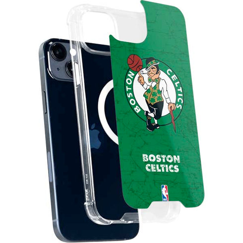 NBA Boston Celtics Green Primary Logo iPhone 15 Plus MagSafe Case