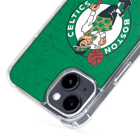 NBA Boston Celtics Green Primary Logo iPhone 15 Plus MagSafe Case