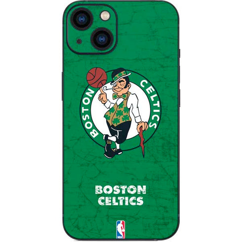 NBA Boston Celtics Green Primary Logo iPhone 14 Plus Skin