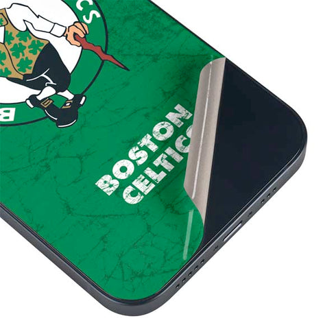 NBA Boston Celtics Green Primary Logo iPhone 15 Plus Skin