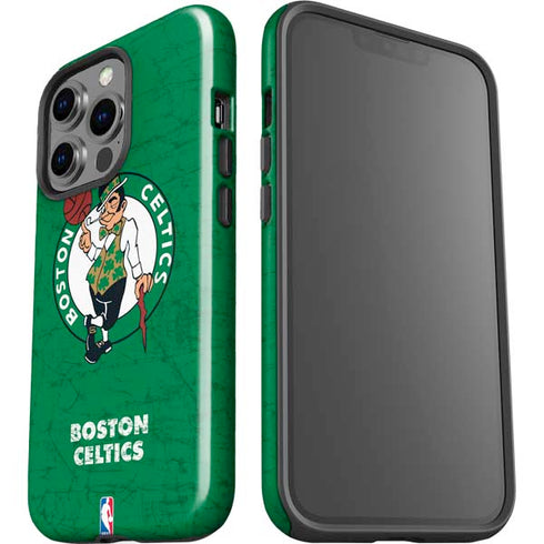 NBA Boston Celtics Green Primary Logo iPhone 14 Pro Impact Case