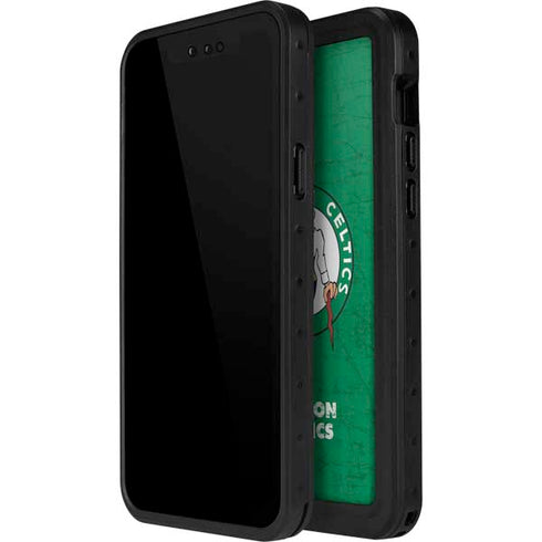 NBA Boston Celtics Green Primary Logo iPhone 14 Pro Waterproof Case