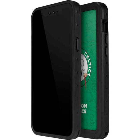 NBA Boston Celtics Green Primary Logo iPhone 15 Plus Waterproof Case