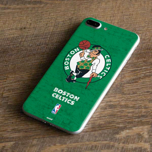 NBA Boston Celtics Green Primary Logo iPhone 8 Plus Skin