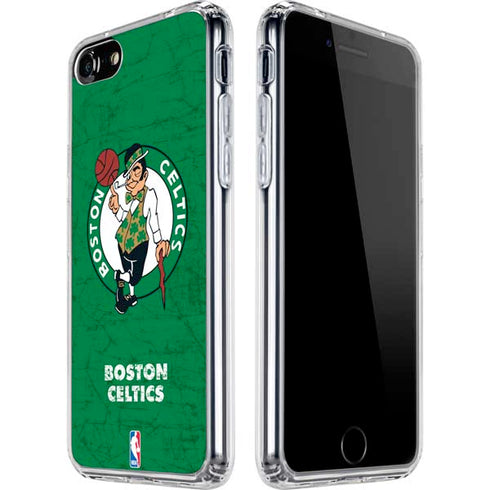 NBA Boston Celtics Green Primary Logo iPhone SE (2nd & 3rd Gen) Clear Case