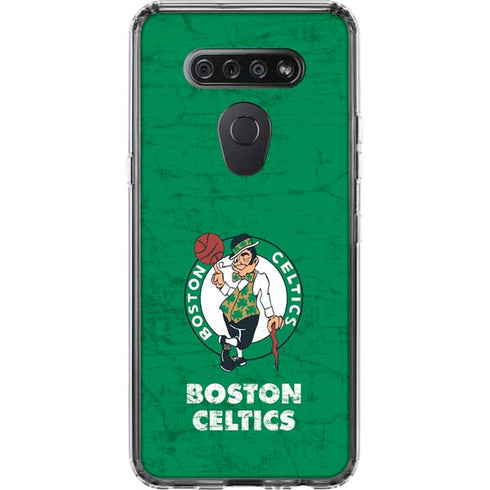 NBA Boston Celtics Green Primary Logo LG K51/Q51 Clear Case