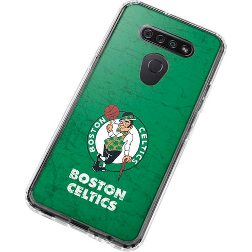 NBA Boston Celtics Green Primary Logo LG K51/Q51 Clear Case