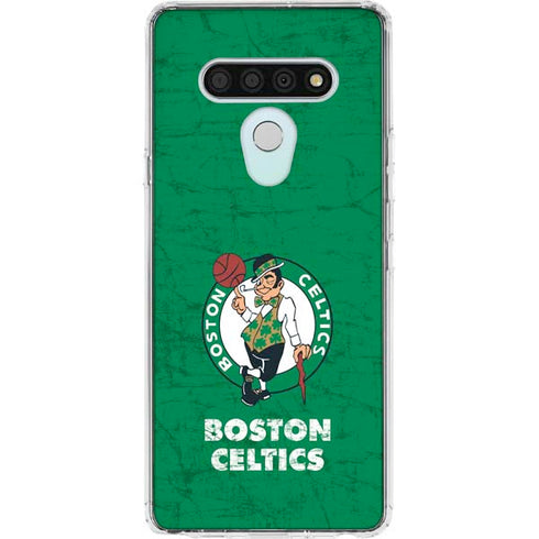 NBA Boston Celtics Green Primary Logo LG Stylo 6 Clear Case