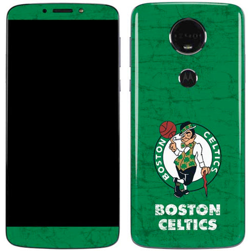 NBA Boston Celtics Green Primary Logo Moto E5 Plus Skin