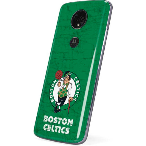 NBA Boston Celtics Green Primary Logo Moto E5 Plus Skin