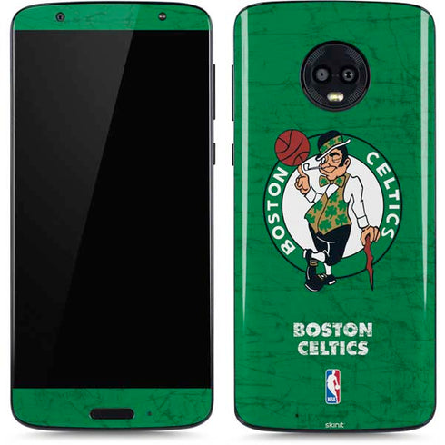 NBA Boston Celtics Green Primary Logo Moto G6 Skin
