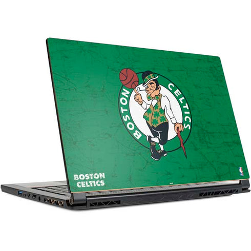 NBA Boston Celtics Green Primary Logo MSI GS65 Stealth Laptop Skin