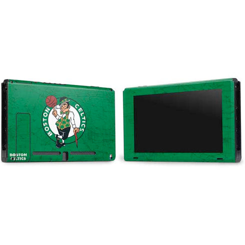NBA Boston Celtics Green Primary Logo Nintendo Switch Bundle Skin