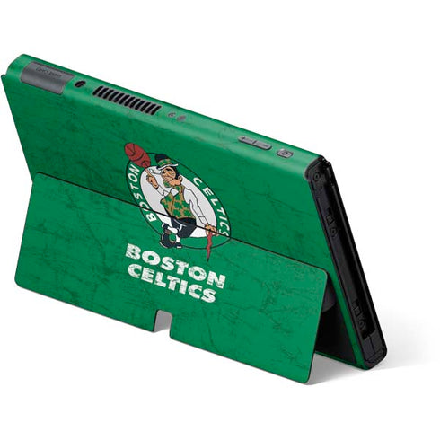 NBA Boston Celtics Green Primary Logo Nintendo Switch OLED (2021) Skin
