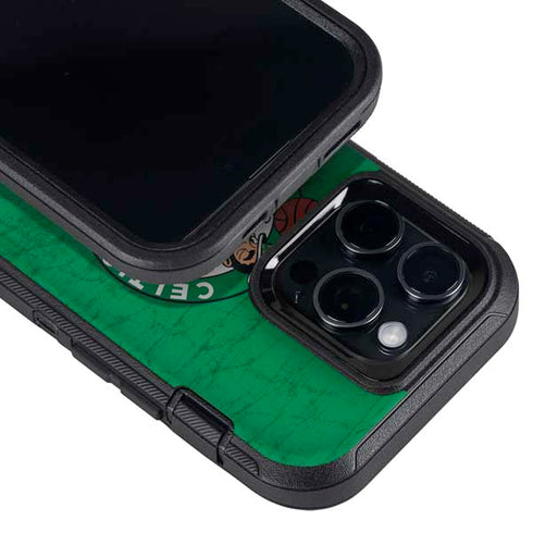NBA Boston Celtics Green Primary Logo Otterbox Defender iPhone Skin