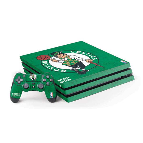 NBA Boston Celtics Green Primary Logo PS4 Pro Bundle Skin