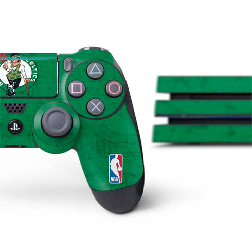 NBA Boston Celtics Green Primary Logo PS4 Pro Bundle Skin
